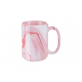 15oz Sublimation Marble Texture Mug (Pink)(10/pack)